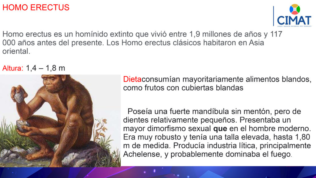 Nombre del proyecto : Evolución del ser humano    Área : Cienc