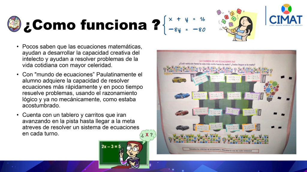 Nombre del proyecto: Mundo de ecuaciones Área: Matemáticas   N