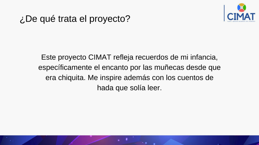 Nombre del proyecto: Área: Nombre del participante: